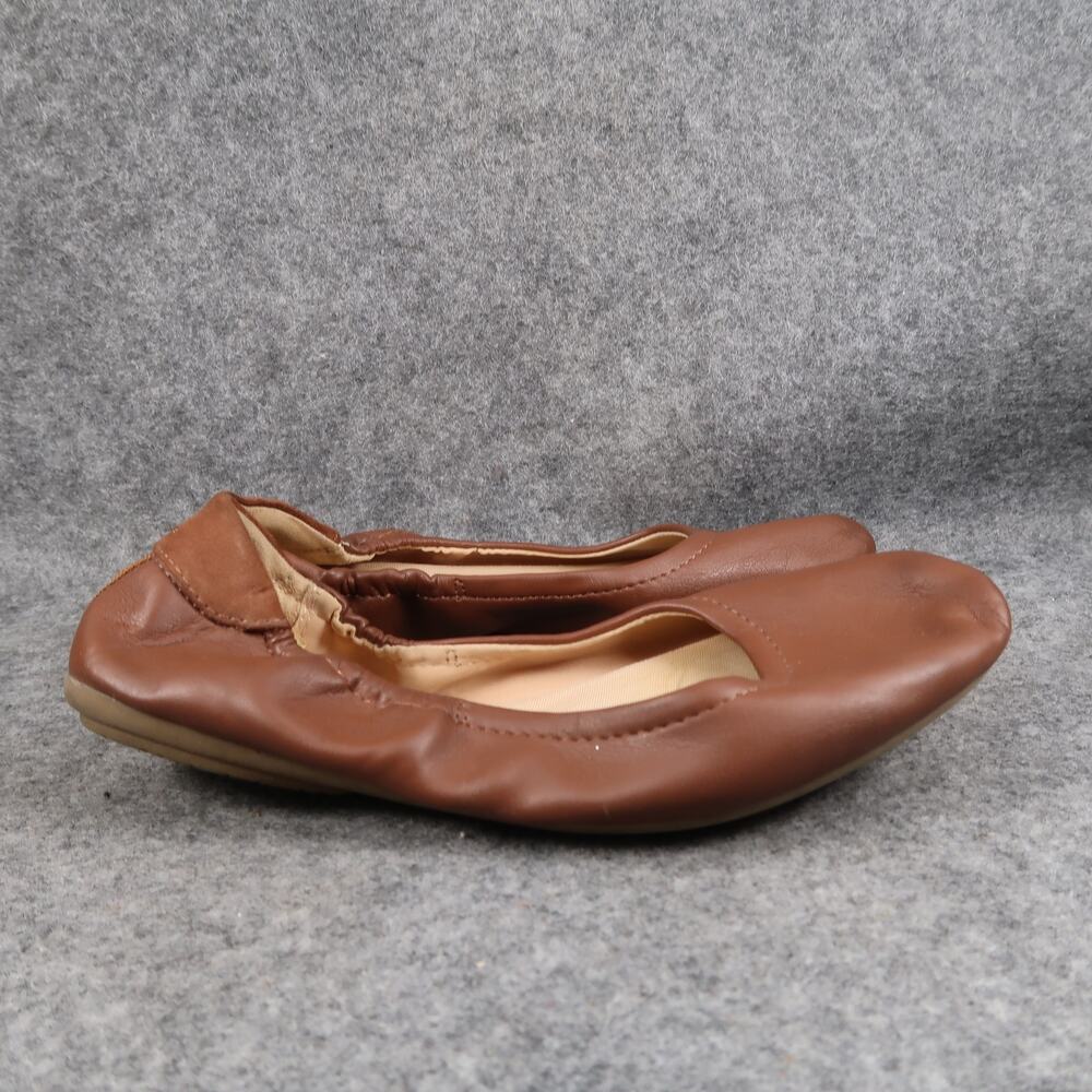 A New Day Shoes Womens 6.5 Ballet Flats Fashion Slip On Loafer Stretch Round Toe